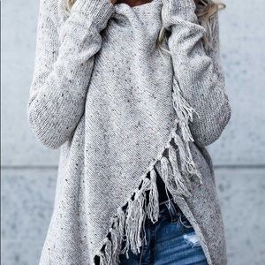 Asymmetrical Shawl Top